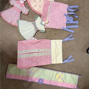 Pink and Green Nursery Organizer Set